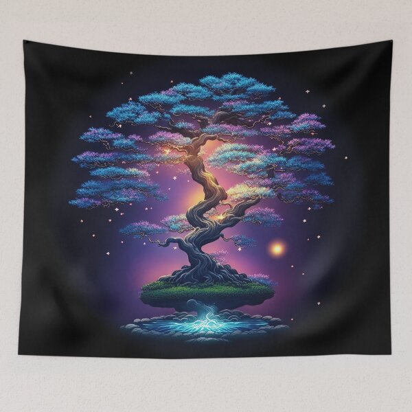 Item preview, Bonsai tree with glowing and enchanting elements designed and sold by CoolPixels.