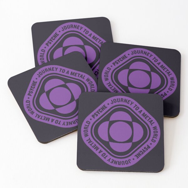 Item preview, Psyche mission to a metal asteroid logo diamond (purple) designed and sold by SolidEarthArt.