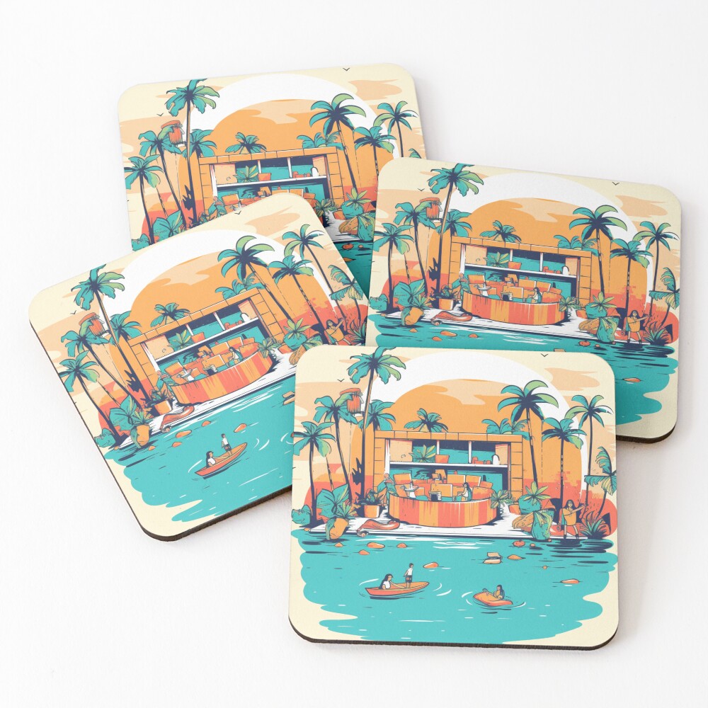 Item preview, Coasters (Set of 4) designed and sold by PrintDesignLab.