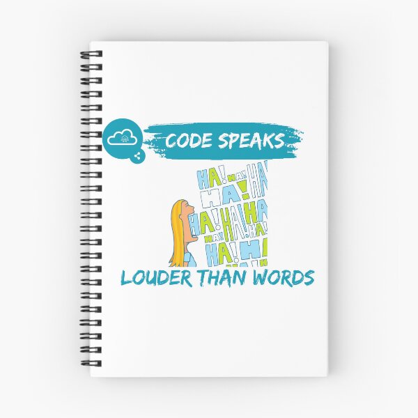 Item preview, Code Speaks Louder Than Words designed and sold by GoDelta.