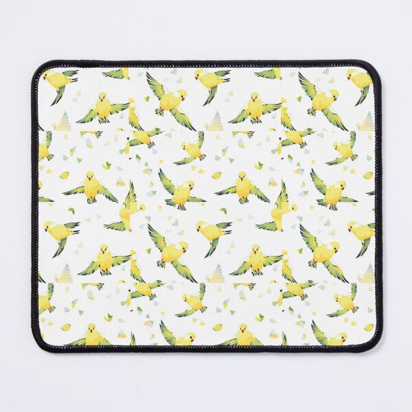 Item preview, Yellow Budgies in flight designed and sold by Studio CB.