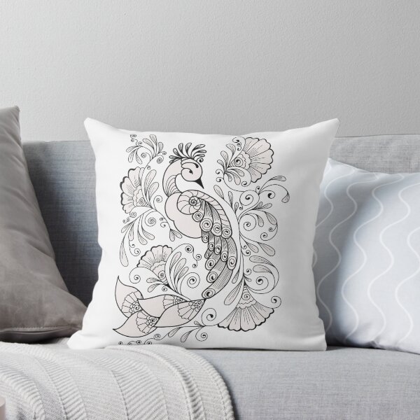 Item preview, Peacock Kalamkari designed and sold by srachaart.