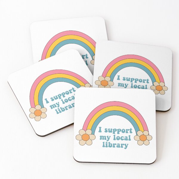 Item preview, I Support My Library Sticker Book Aesthetic Vinyl Sticker Laptop Sticker Book Stickers Book Lover Gifts Stickers Laptop Bookish Sticker Pack designed and sold by SouQ-Art.