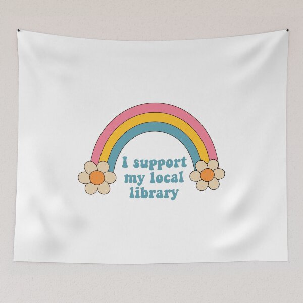 Item preview, I Support My Library Sticker Book Aesthetic Vinyl Sticker Laptop Sticker Book Stickers Book Lover Gifts Stickers Laptop Bookish Sticker Pack designed and sold by SouQ-Art.