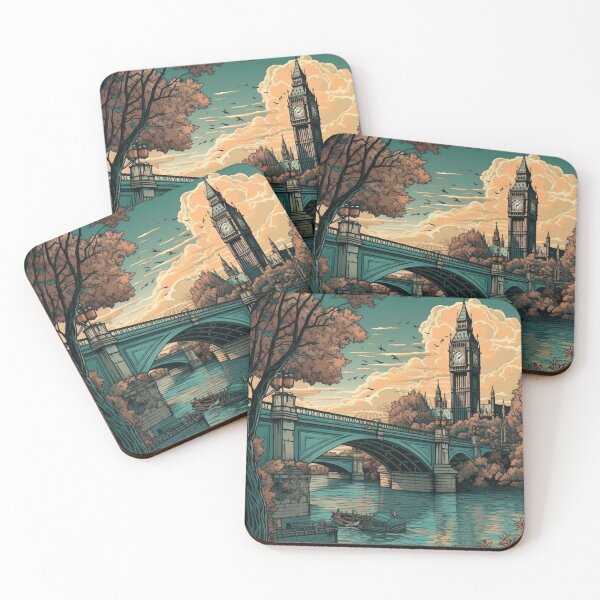Item preview, London Clock Tower near Lake designed and sold by Ceylonex Arts.
