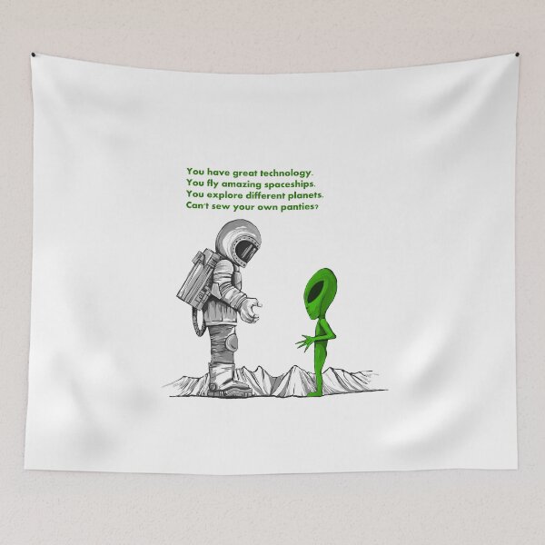 Item preview, funny conversation with an alien designed and sold by neurostructure.
