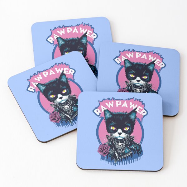 Item preview, Raw Pawer | Punk Cat designed and sold by TMBTM.
