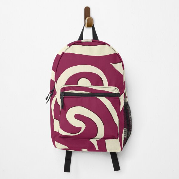 Item preview, Sixties Waves in Scarlet Red and White designed and sold by SamJanner.