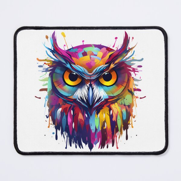 Item preview, Cute colorful owl designed and sold by grebie.