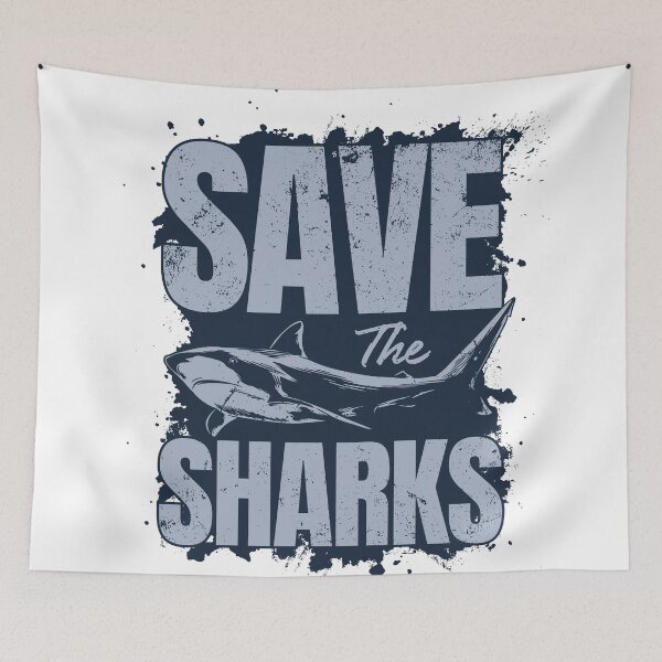 Item preview, Save the sharks designed and sold by addict2reading.
