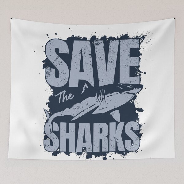 Item preview, Save the sharks designed and sold by addict2reading.