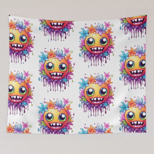 Item preview, Cute Petal burst Flower Monster designed and sold by NBazilenco.