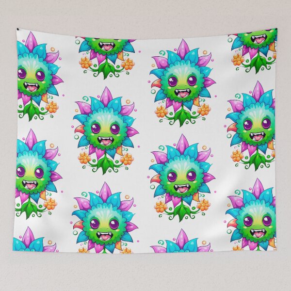 Item preview, Cute Petal burst Flower Monster designed and sold by NBazilenco.