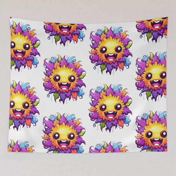 Item preview, Cute Petal Flower Monster designed and sold by NBazilenco.
