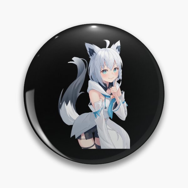 Item preview, Shirakami Fubuki, Hololive designed and sold by ArtChicSebas.