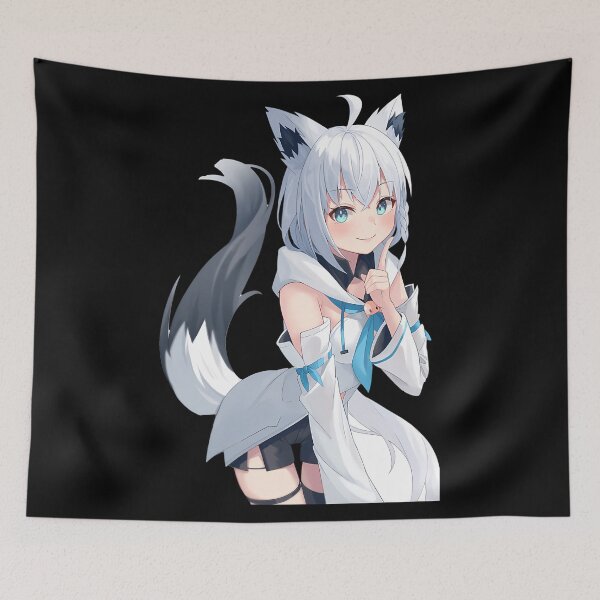 Item preview, Shirakami Fubuki, Hololive designed and sold by ArtChicSebas.