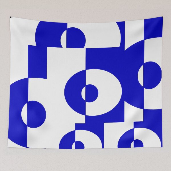 Item preview, Simply blue and white circle designed and sold by NinaFlorence.