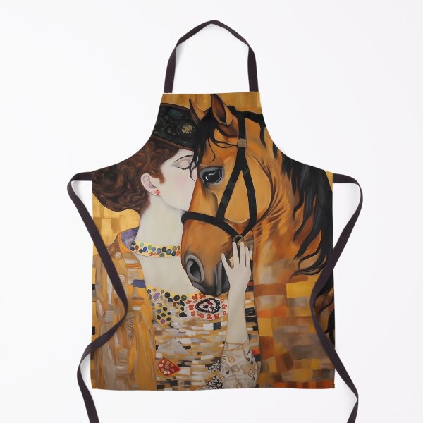Item preview, Unspoken Equine Embrace - A Gilded Tribute designed and sold by EmeraldeaArt.