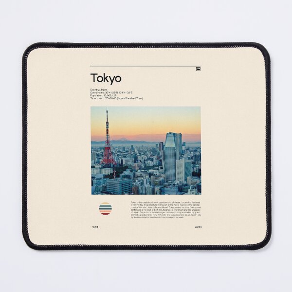 Item preview, Visita Tokio, Japón (Cartel de viaje) designed and sold by RabbitK.