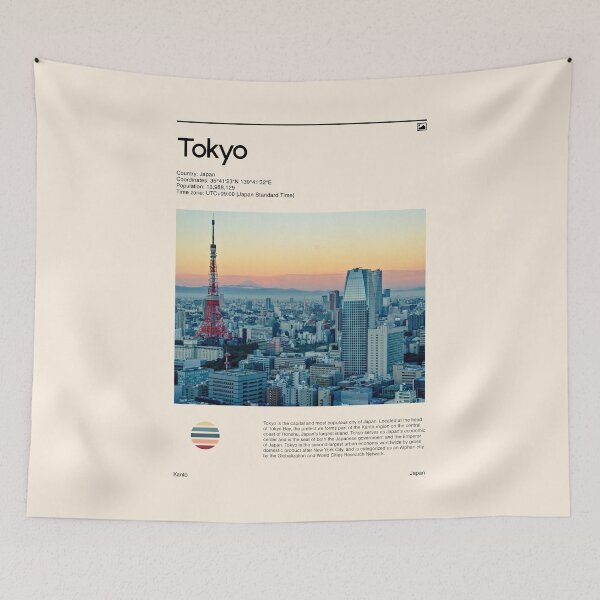 Item preview, Visit Tokyo, Japan (Travel poster) designed and sold by RabbitK.