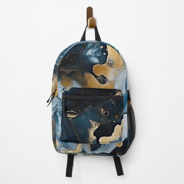 Item preview, Dark Blue, Gray & Gold Fluid Art 2 designed and sold by obstinator.