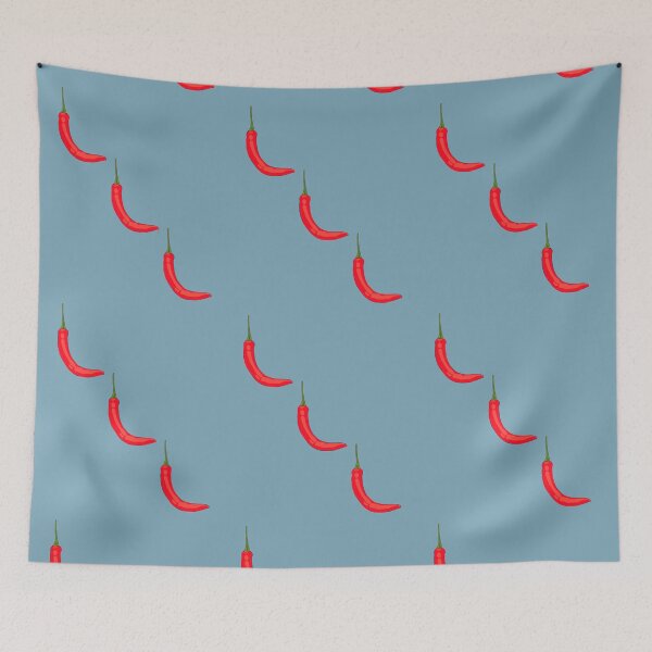 Item preview, Red chilly pattern designed and sold by PrintArtVibez.
