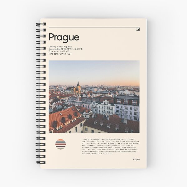 Item preview, Visit Prague, Czech Republic (Travel poster) designed and sold by RabbitK.