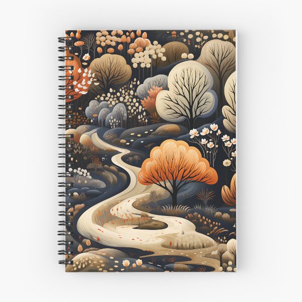 Item preview, Autumn Forest Walk Pattern designed and sold by Hibiskusmond.