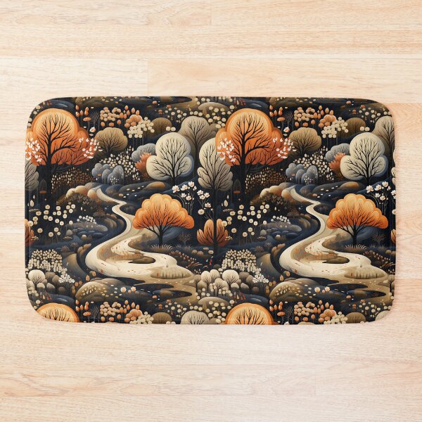 Item preview, Autumn Forest Walk Pattern designed and sold by Hibiskusmond.