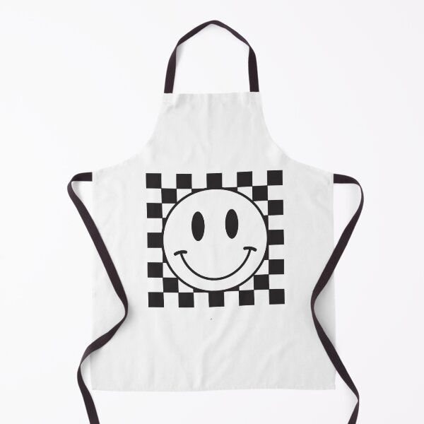Artikelvorschau, Retro grooviger karierter Smiley entworfen und verkauft von ClariseDesigns.