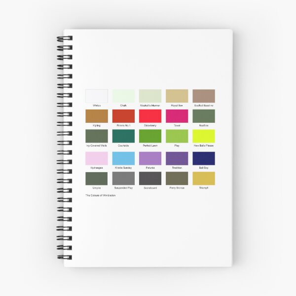 Item preview, The Colours of Wimbledon designed and sold by QuoteGeek.