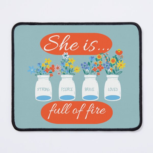 Item preview, Strong Female T-shirt Design- She is Full of Fire- Essential T-shirt  designed and sold by PatriciaReyes.