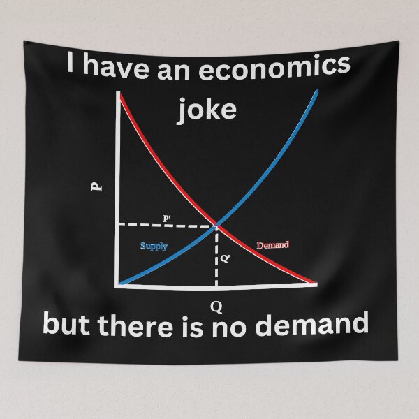 Item preview, I have an economics joke, but there is no demand, funny economics designed and sold by NoetherSym.
