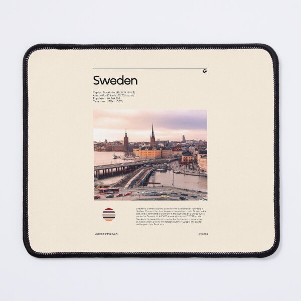 Item preview, Visit Sweden (Travel poster) designed and sold by RabbitK.