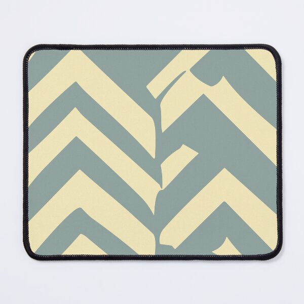 Item preview, Grunge Herringbone Pattern in Grey / Blue and Cream / White designed and sold by SamJanner.