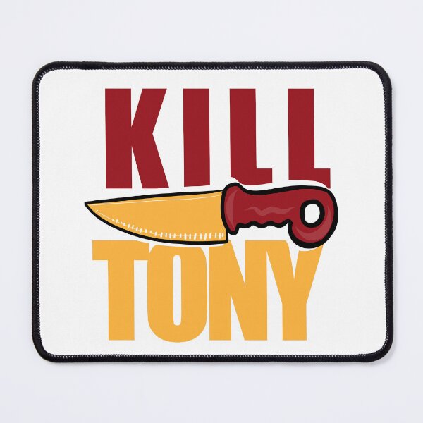 Item preview, Kill Tony Cartoon Knife Design In Red And Yellow designed and sold by Kill Tony Fan Designs.
