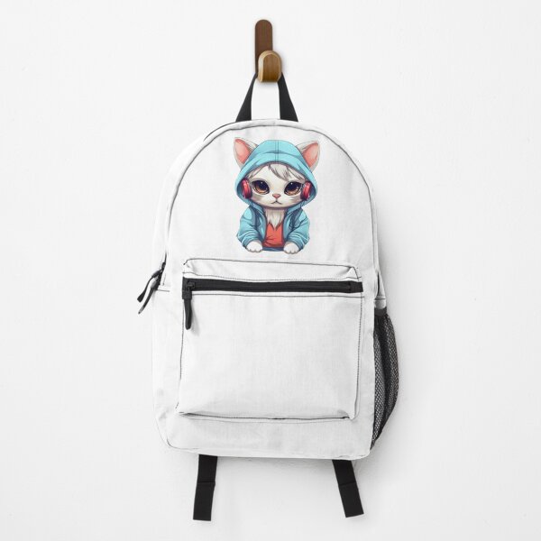 Item preview, Cat Wearing Headphones & Hoodie designed and sold by vasetti-press.