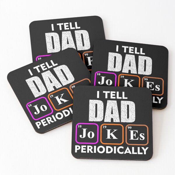 Item preview, I Tell Dad Jokes Periodically - T-shirt design - Sticker Redbubble designed and sold by bluehatgraphics.