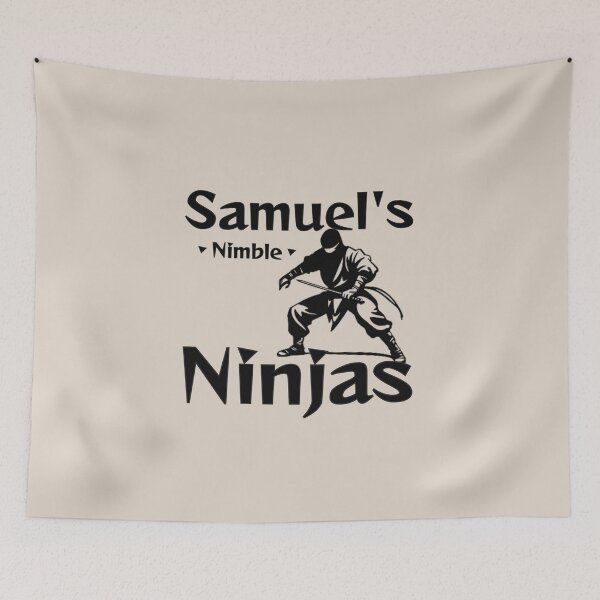 Item preview, Samuel’s Nimble Ninjas. Ninja. Sportsman  designed and sold by Tsifra.