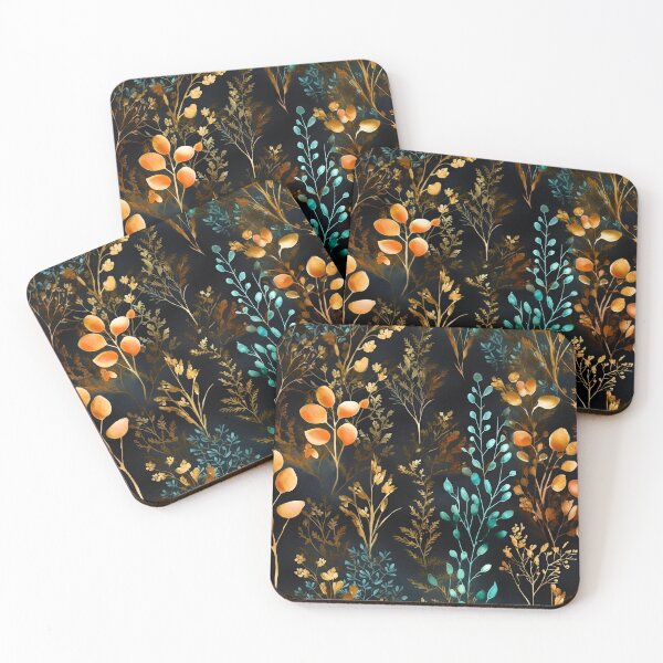 Item preview, Herbal and floral pattern 10 designed and sold by Red Witch Art.