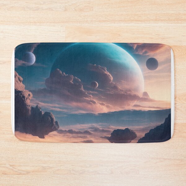 Item preview, Celestial Odyssey: A Surreal Landscape of a Distant Planet designed and sold by RedArtG09.