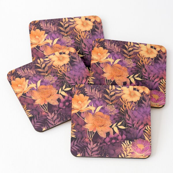 Item preview, Herbal and floral pattern 11 designed and sold by Red Witch Art.