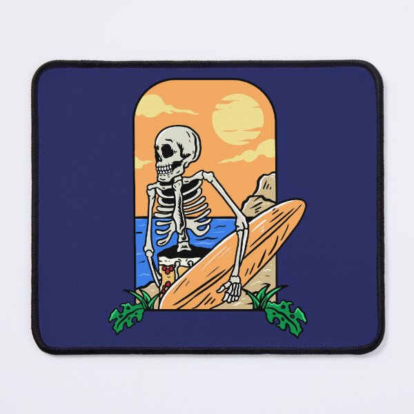 Item preview, summer skull with surf board designed and sold by Filippom6.