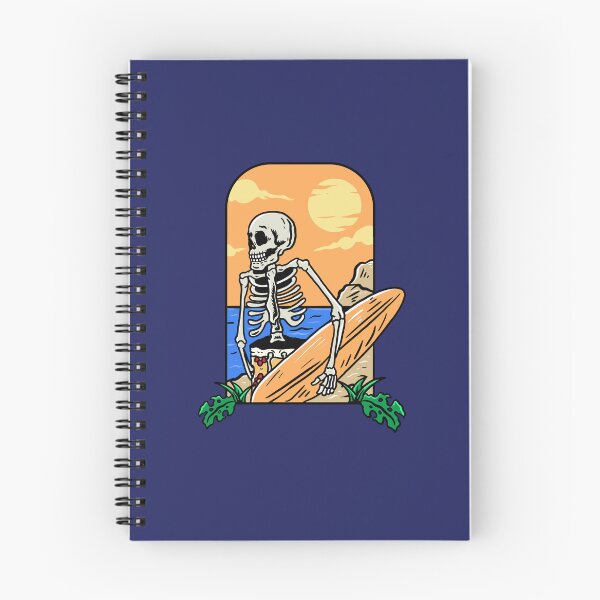 Item preview, summer skull with surf board designed and sold by Filippom6.