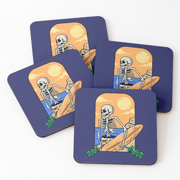 Item preview, summer skull with surf board designed and sold by Filippom6.