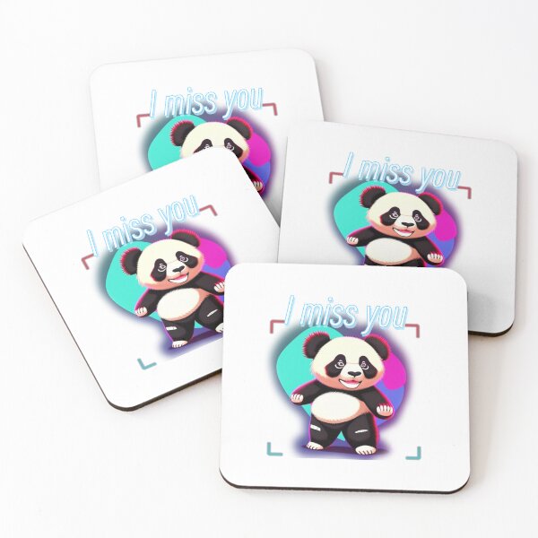 Item preview, Panda miss you  designed and sold by No Talk Studio .