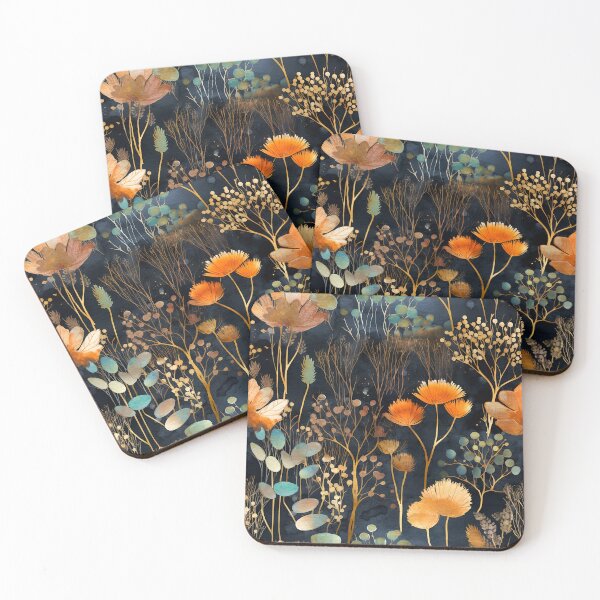 Item preview, Herbal and floral pattern 12 designed and sold by Red Witch Art.