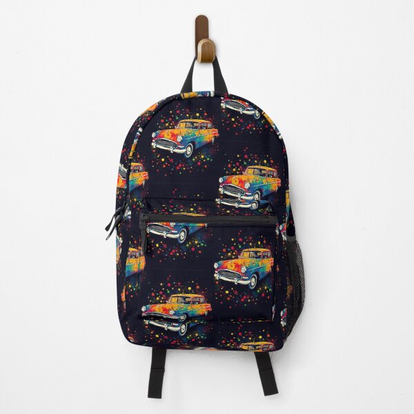 Item preview, Colorful Vintage Car print designed and sold by PaperieJennifer.