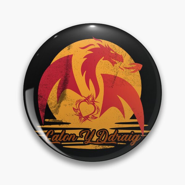 Item preview, Calon y Ddraing - Heart of the Dragon designed and sold by askthebookbug.
