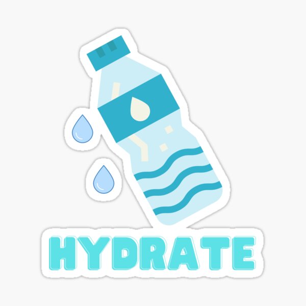 Caffeinate Inebriate Hydrate Repeat Sticker 